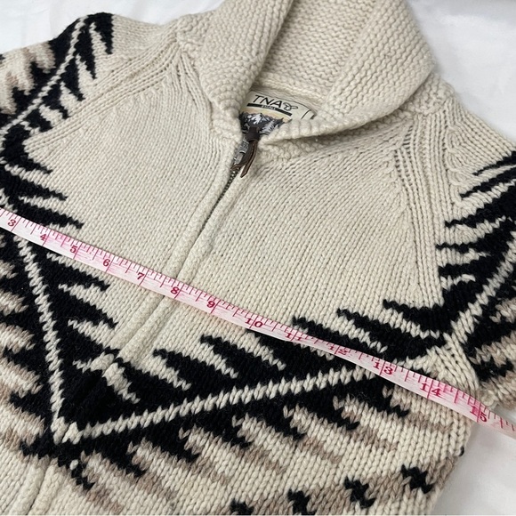 Tina knitted zip up wool sweater - Picture 2 of 16